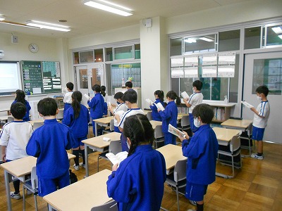 12 6月 明るい歌声を響かせて 京都文教短期大学付属小学校